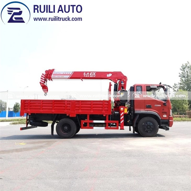 FOTON 4*2 Straight Arm Hydraulic Truck Mounted Crane price
