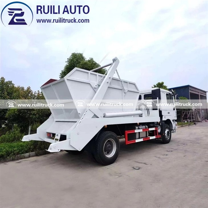 Shacman 4x2 10 Ton 15 Ton Swing Arm Garbage Truck suppliers